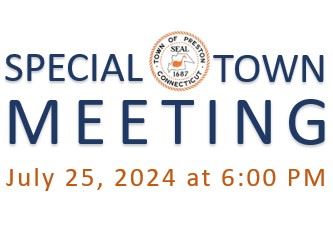Special Town Meeting 07-25-24