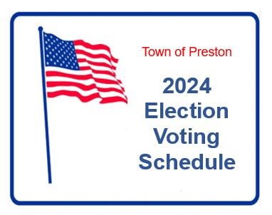 2024 Election Voting Schedule
